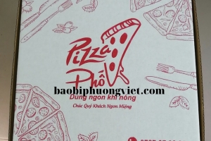 Hộp giấy đựng pizza số lượng ít 